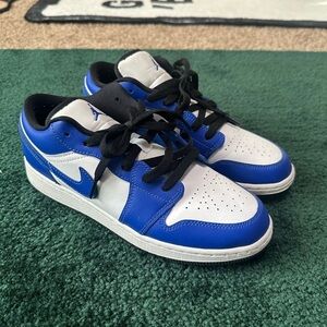 Jordan 1 Low Royal Blue and Black